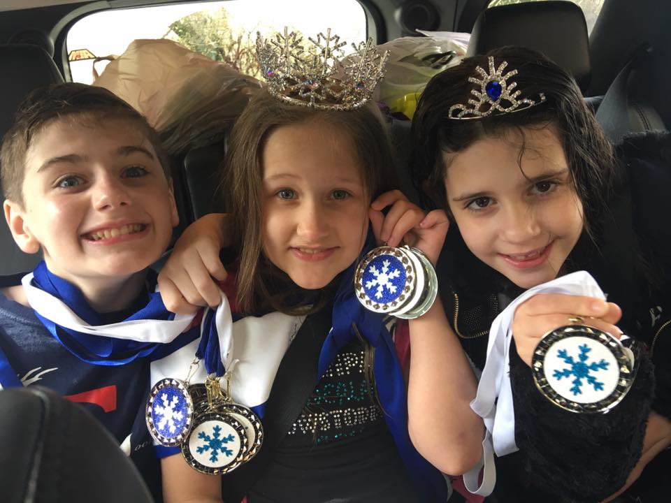 Snowflake Contestants with Medals
